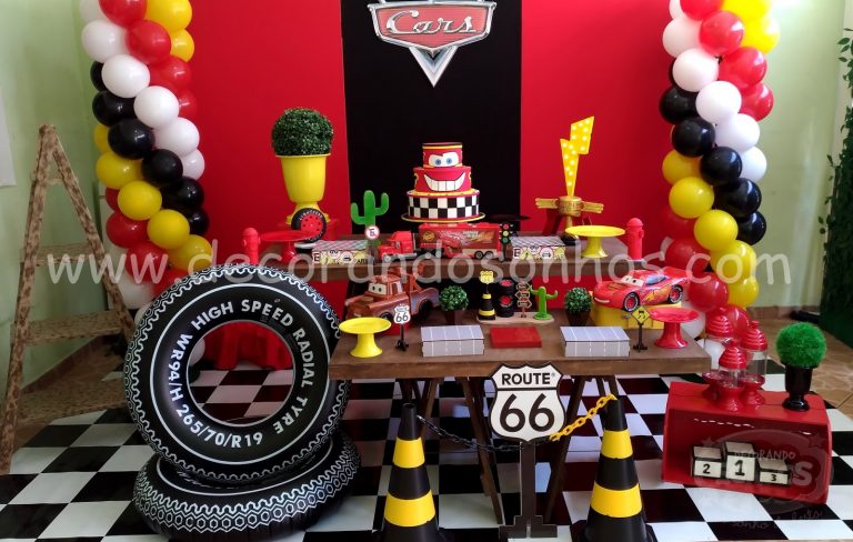 Decoração Carros Disney