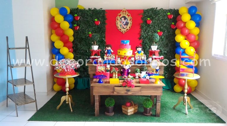 Decoração Branca de Neve