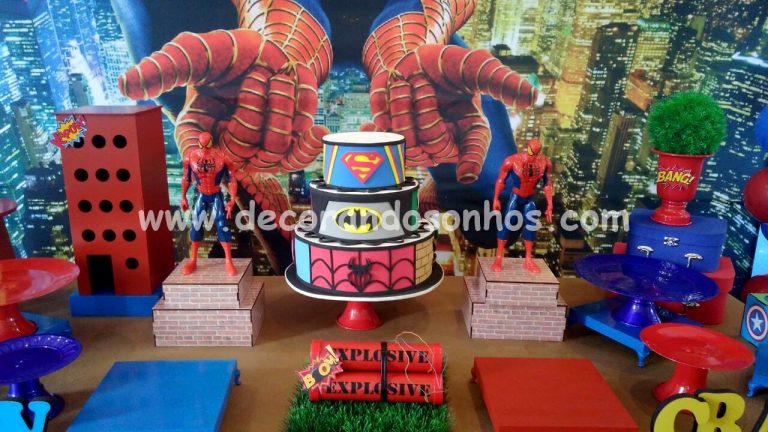 Decoração Homem Aranha