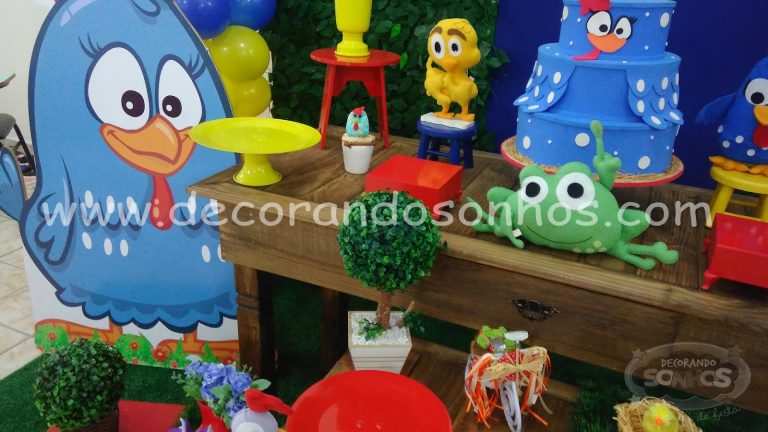 Decoração Rústica Galinha Pintadinha