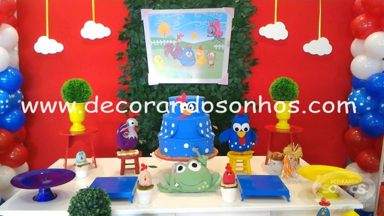 Decoração Galinha Pintadinha