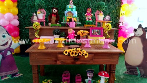 Decoração Masha e o Urso