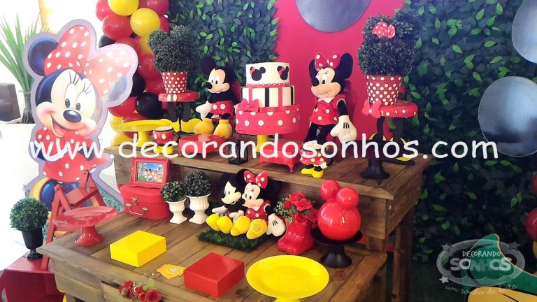 Decoração Mickey e Minnie Rústica.  - Image 2