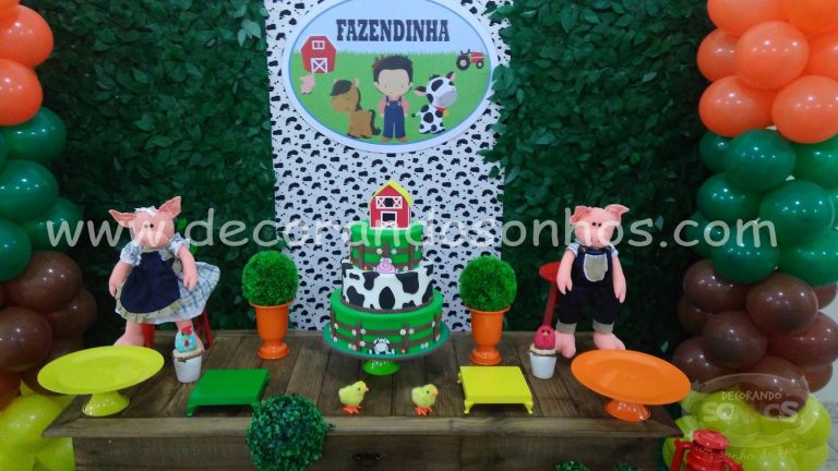 Decoração Fazendinha Rústica