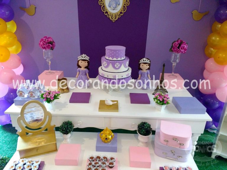 Decoração Princesinha Sofia