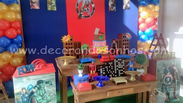 Decoração Vingadores